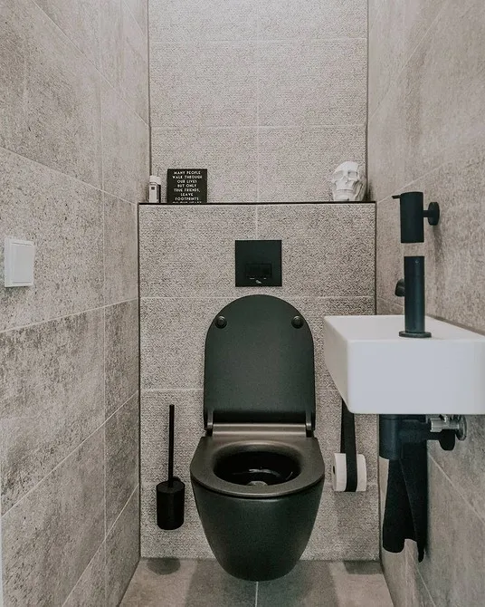 Дизайн туалетов маленьких размеров: 80 компактных и функциональных вариантов интерьера 21