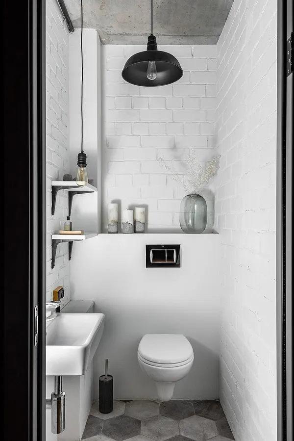 Дизайн туалетов маленьких размеров: 80 компактных и функциональных вариантов интерьера 22