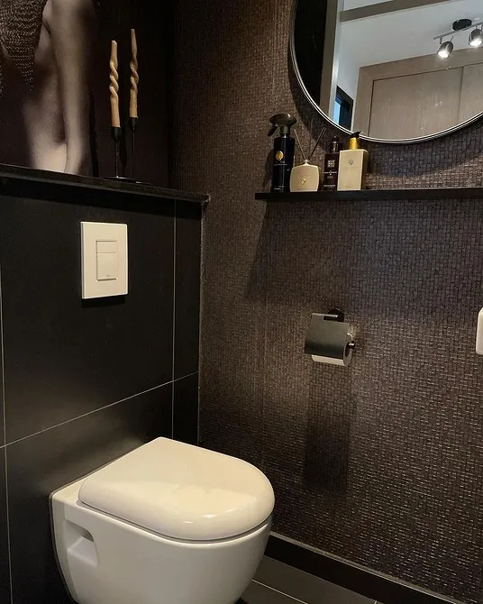 Дизайн туалетов маленьких размеров: 80 компактных и функциональных вариантов интерьера 20