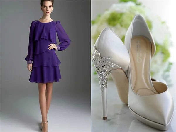 Фиолетовое платье — для создания красивых и вечерних нарядов 7