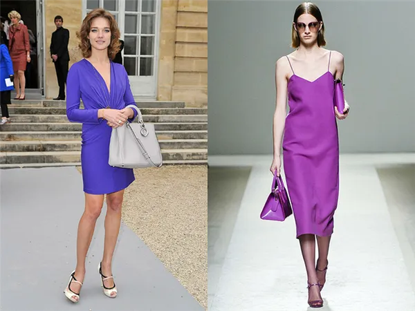 Фиолетовое платье — для создания красивых и вечерних нарядов 3