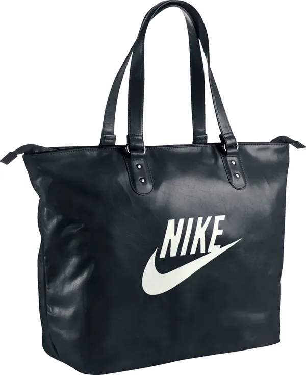 Черная женская сумка для спорта