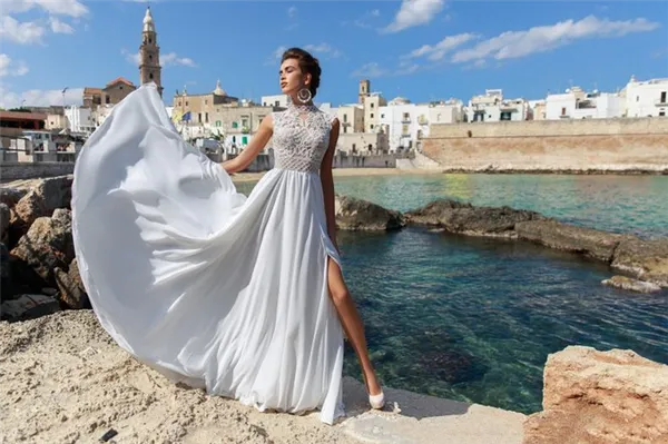 Греческое свадебное платье (фото) 9