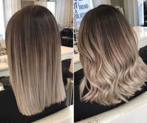 Балаяж на русые волосы средней длины: фото до и после, обзор 4