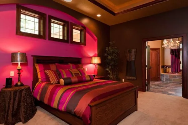100 дизайнерских решений фиолетовой спальни 5