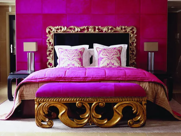 100 дизайнерских решений фиолетовой спальни 2