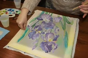 Техника росписи по ткани 