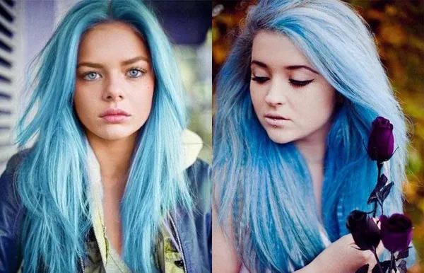 Синие волосы у девушек – кому идет, оттенки и технология окрашивания, отзывы, фото 8