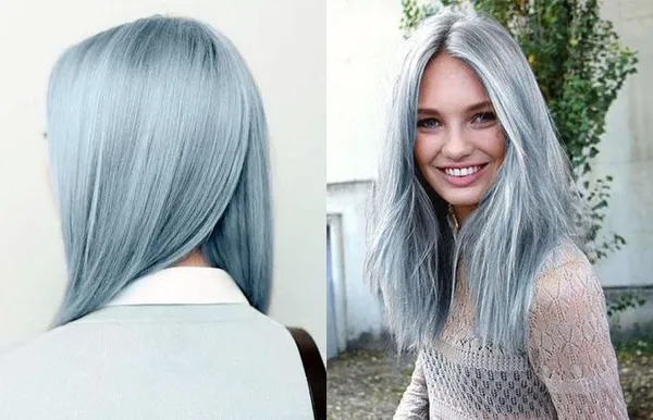 Синие волосы у девушек – кому идет, оттенки и технология окрашивания, отзывы, фото 10