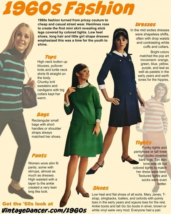Стиль и мода 60-х годов в женской одежде 2