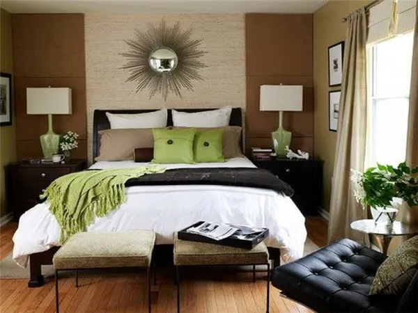 Дизайн интерьера в оливковом цвете: сочетания, стили, отделка, мебель, акценты 35