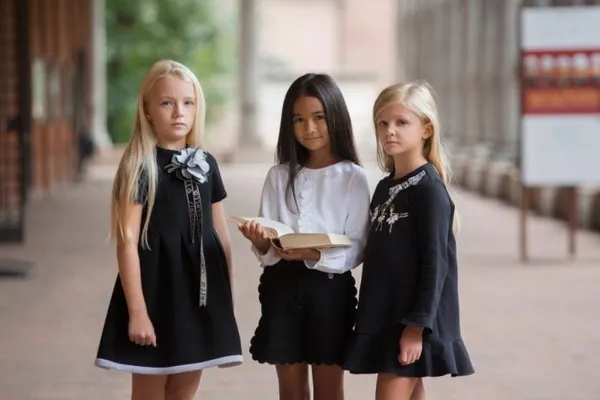 Школьная форма своими руками: платье для девочки 7