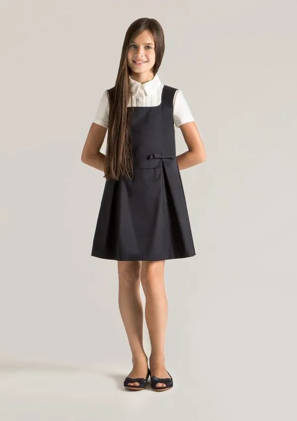 Школьная форма своими руками: платье для девочки 22