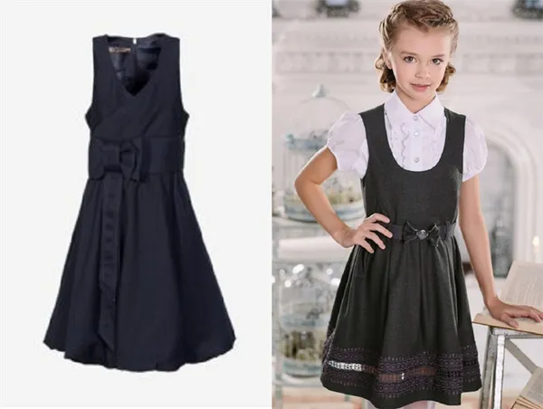 Школьная форма своими руками: платье для девочки 4