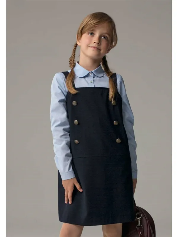 Школьная форма своими руками: платье для девочки 12