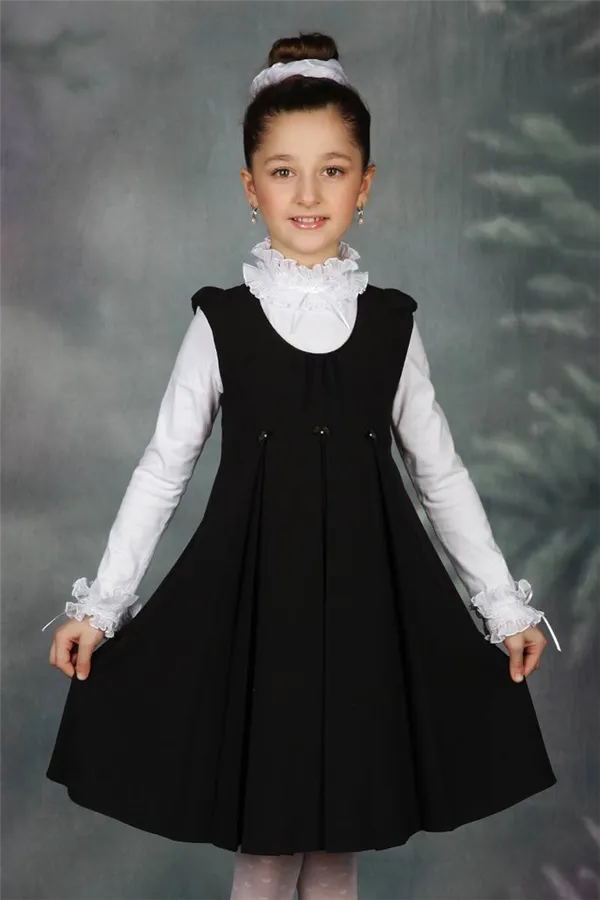 Школьная форма своими руками: платье для девочки 28