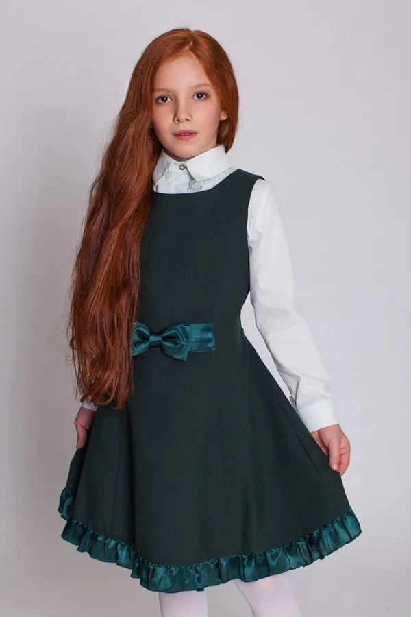 Школьная форма своими руками: платье для девочки 40