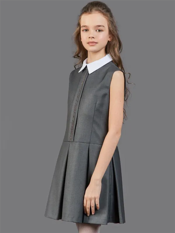 Школьная форма своими руками: платье для девочки 11