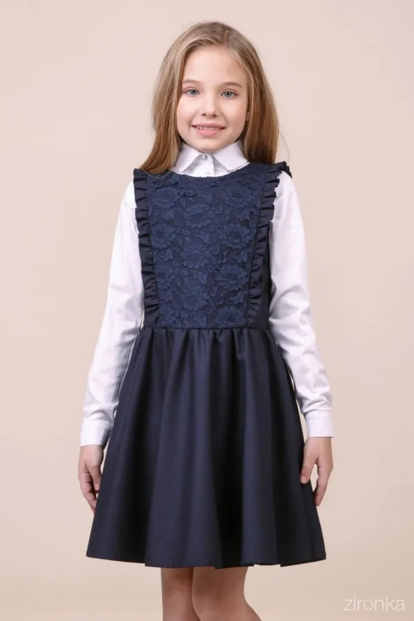 Школьная форма своими руками: платье для девочки 45