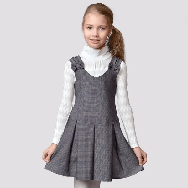 Школьная форма своими руками: платье для девочки 10