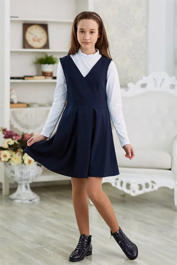 Школьная форма своими руками: платье для девочки 35