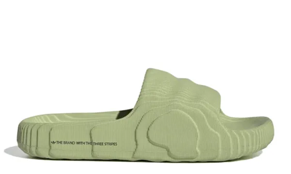 Adilette 22 зеленые - купить оригинальные кроссовки Adidas Магазин Киксмания