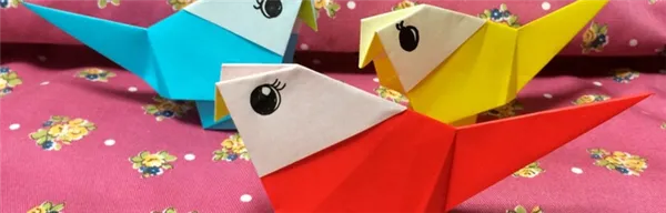 Сборка фигур оригами попугая из бумаги: схемы и инструкции