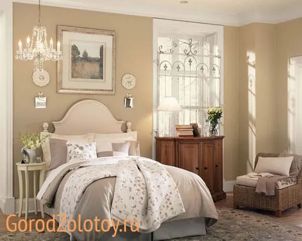Уютные и комфортные спальни в стиле Прованс: фото дизайн-проектов и советы по обустройству 29