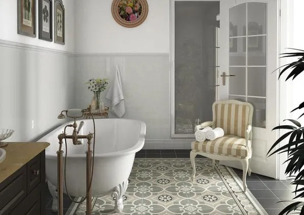 Дизайн большой ванной комнаты: выбор стиля, отделочных материалов, сантехники 11