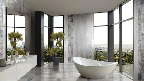 Дизайн большой ванной комнаты: выбор стиля, отделочных материалов, сантехники 7