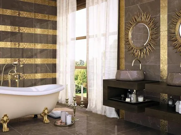Дизайн большой ванной комнаты: выбор стиля, отделочных материалов, сантехники 8