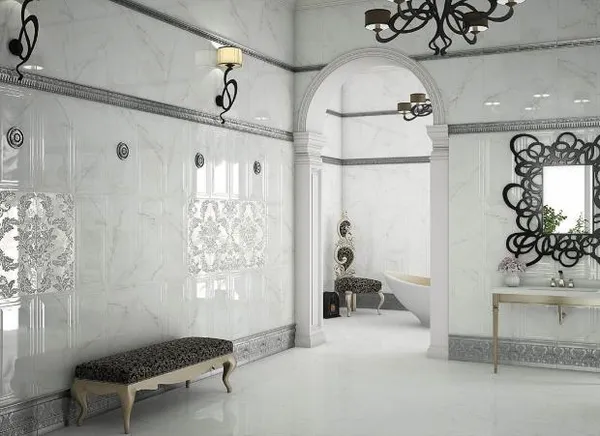 Дизайн большой ванной комнаты: выбор стиля, отделочных материалов, сантехники 15