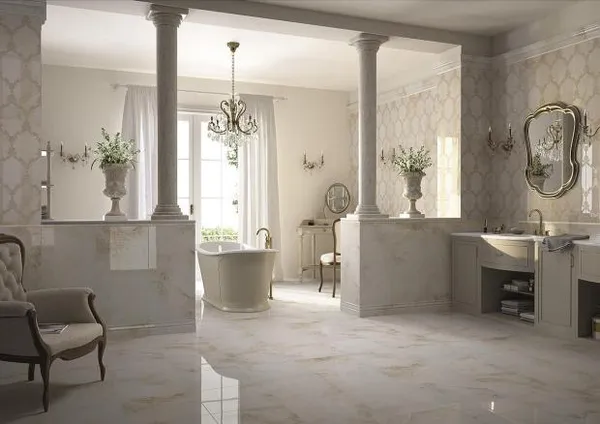 Дизайн большой ванной комнаты: выбор стиля, отделочных материалов, сантехники 16