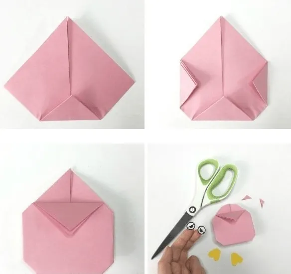 Изготовление оригами вороны из бумаги 9