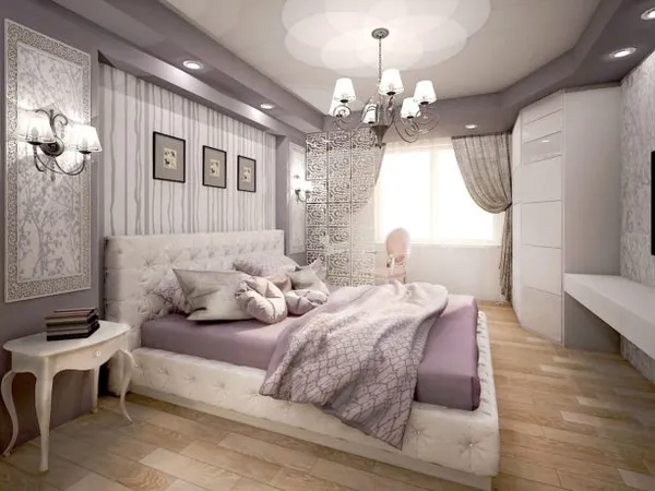 Дизайн спальни площадью 18 кв. м 7