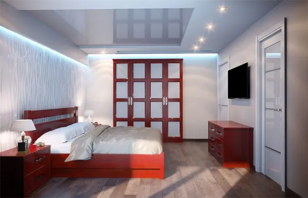 Дизайн спальни площадью 18 кв. м 22