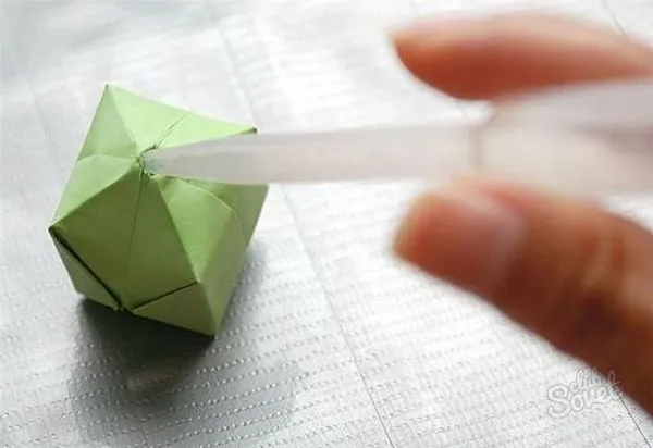 Создание бомбочки в технике оригами как сделать бомбочку из бумаги 12