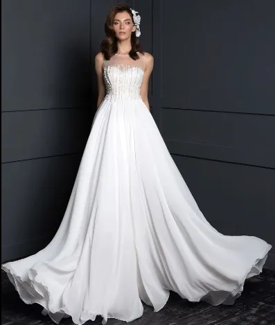 Модное свадебное платье