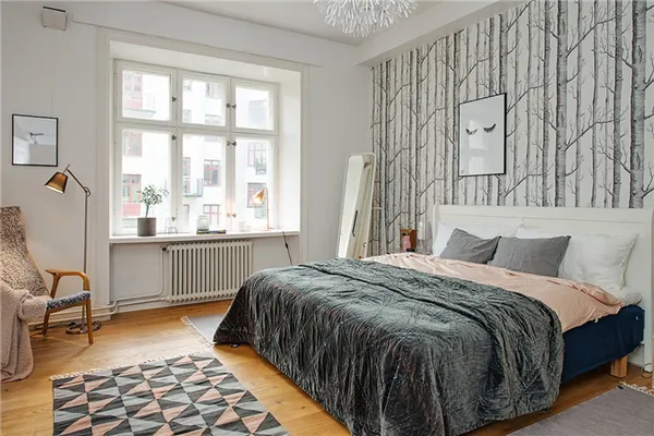 Дизайн спальни в скандинавском стиле: 50 фото, идеи интерьеров 2