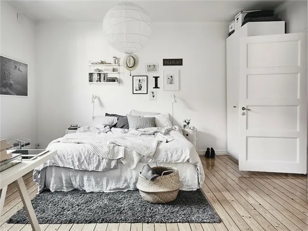 Дизайн спальни в скандинавском стиле: 50 фото, идеи интерьеров 3