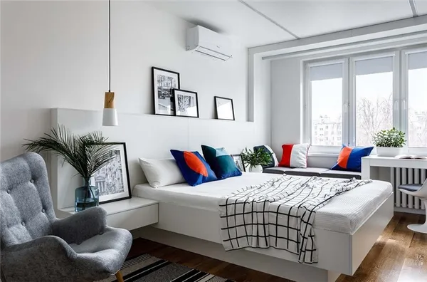 Дизайн спальни в скандинавском стиле: 50 фото, идеи интерьеров 12