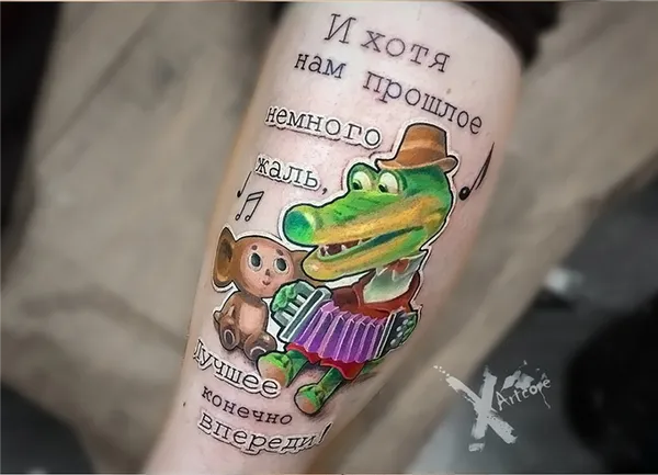 Татуировки надписи на русском 10