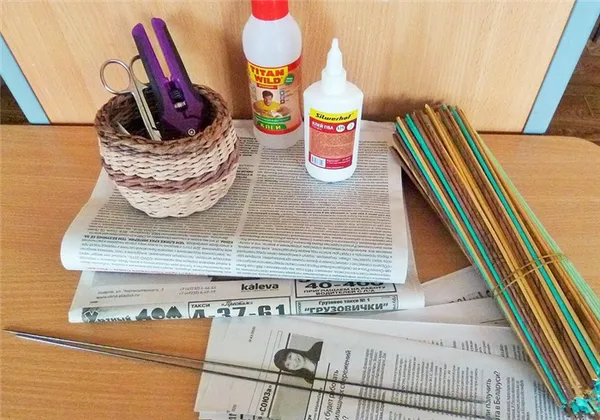 Искусство плетения из бумажной лозы — мастер-классы для начинающих 6