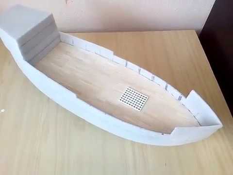 Как сделать кораблик из пенопласта 18