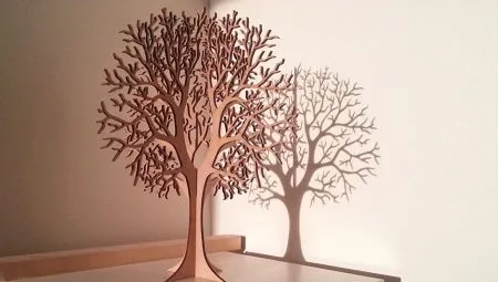 Сезонное» дерево из фанеры, а также другие поделки 19
