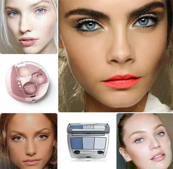 Основы дневного макияжа для серо-голубых глаз 6