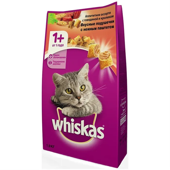 Корм для кошек и котят Whiskas (4 отзыва): детальный разбор ассортимента и составов, сильные и слабые стороны 31