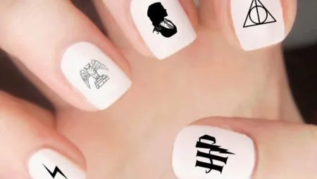 25 Harry Potter Nail Art Patterns for the Biggest Fans 6