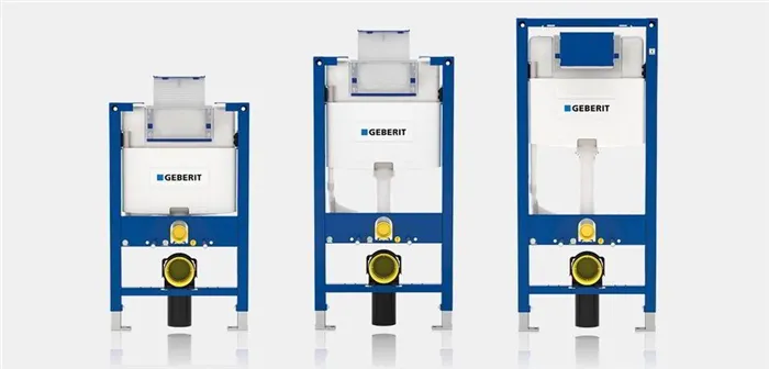 Инсталляции для унитаза Geberit: особенности, виды и размеры 11