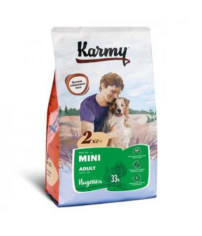 Корм для собак Karmy Adult Dog Mini Индейка 3